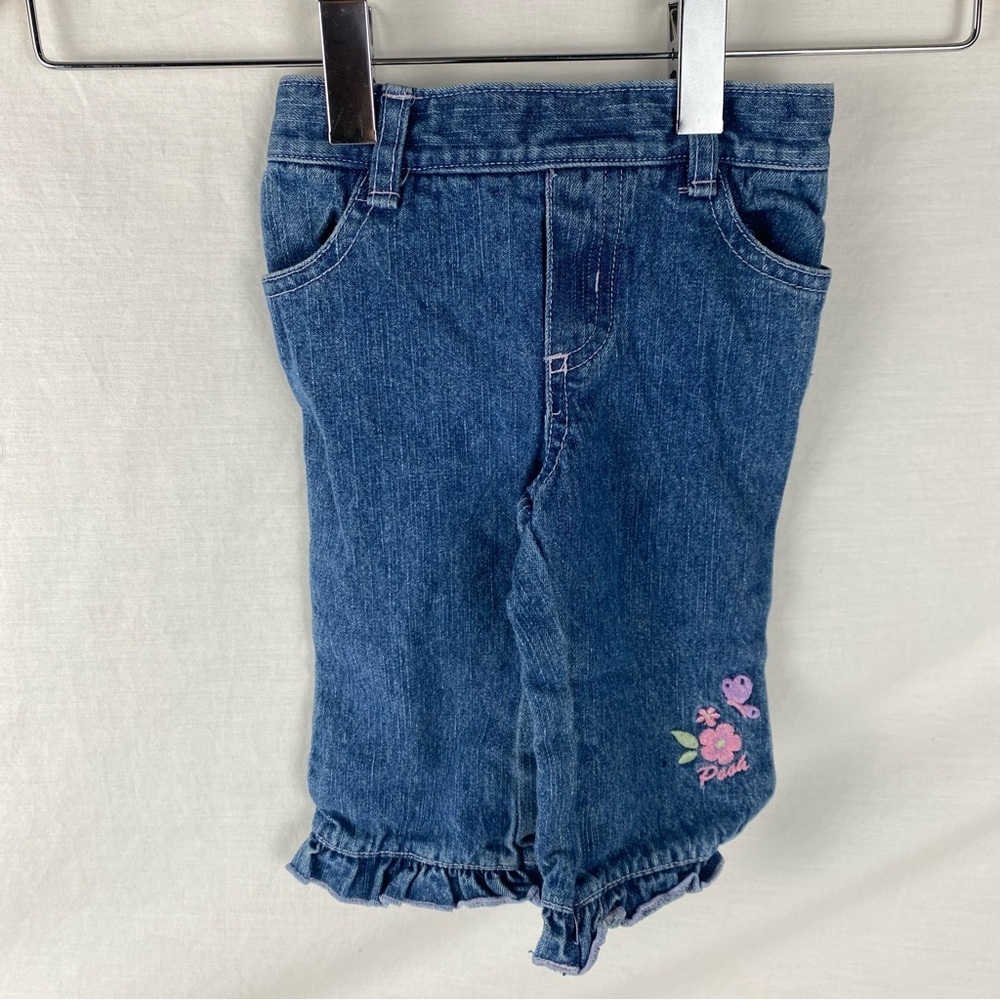 Vintage Disney Baby Winnie the Pooh Embroidered Denim Jeans 6–9 Months
